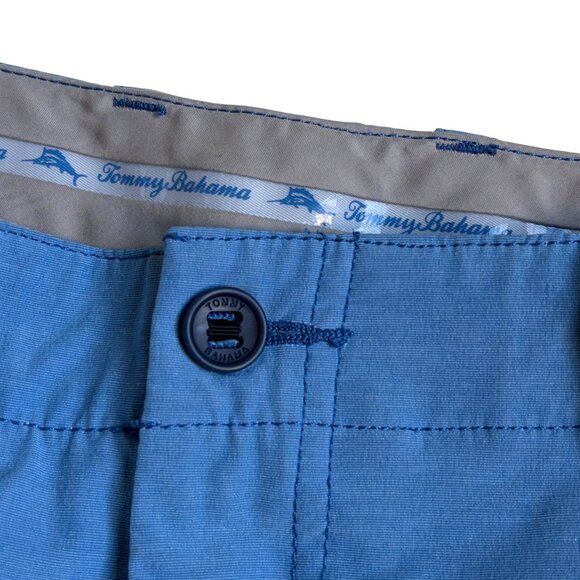 Tommy Bahama Chip and Run 10" Shorts (Buccaneer Blue) - Size 33 - Picture 3 of 7